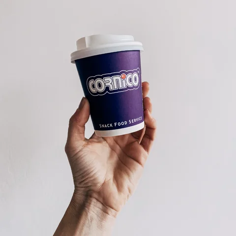 Cornico - snack&food service | references - take away cups with customized branding | takeawaycup.eu