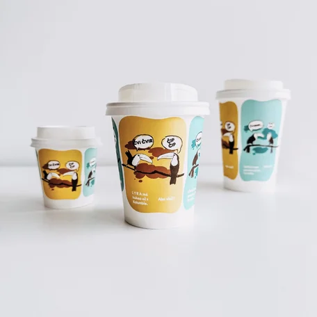 designer cups with print | LYRA | takeawaycup.eu