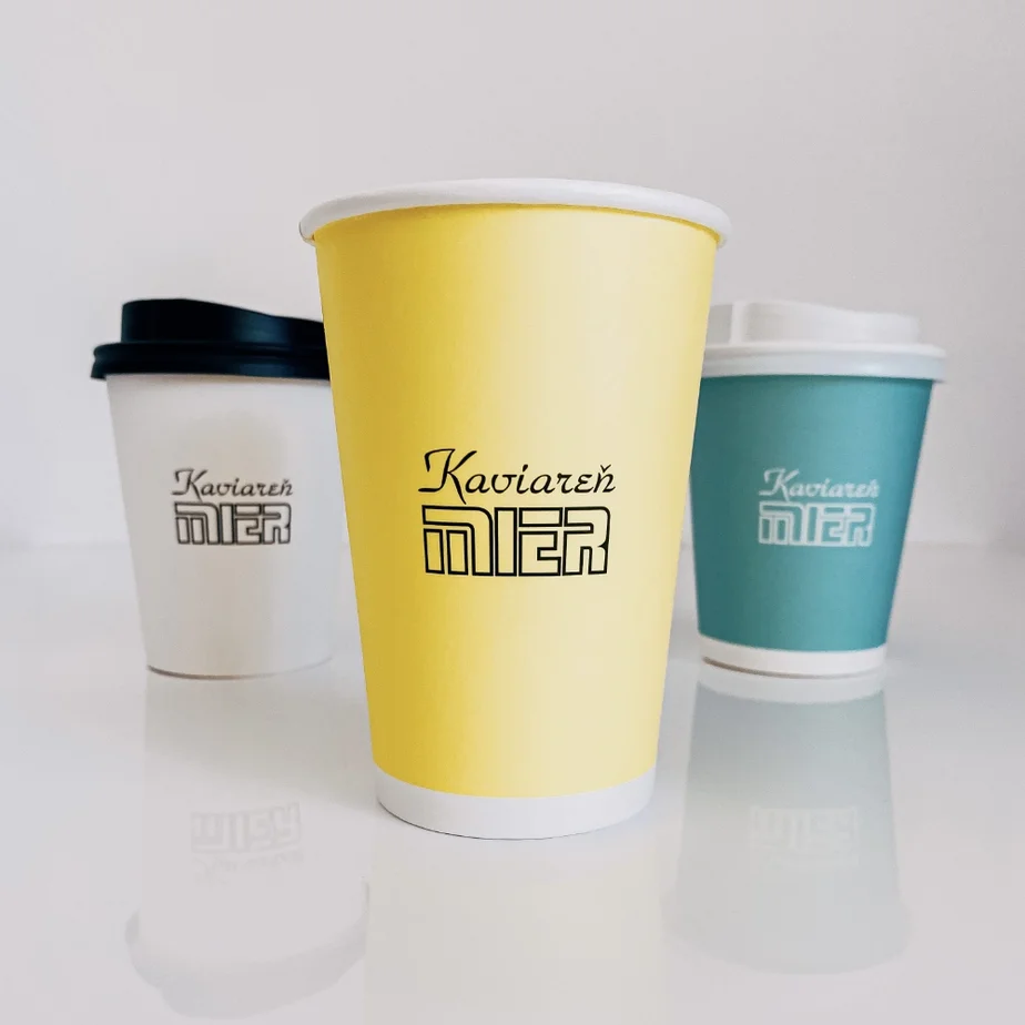 designer cups with print | cafe Mier | takeawaycup.eu