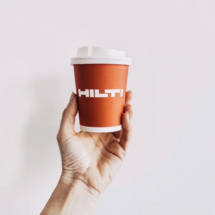 Hilti - paper cup | references | takeawaycup.eu