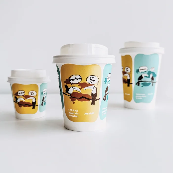 LYRA chocolate paper cup | references | takeawaycup.eu