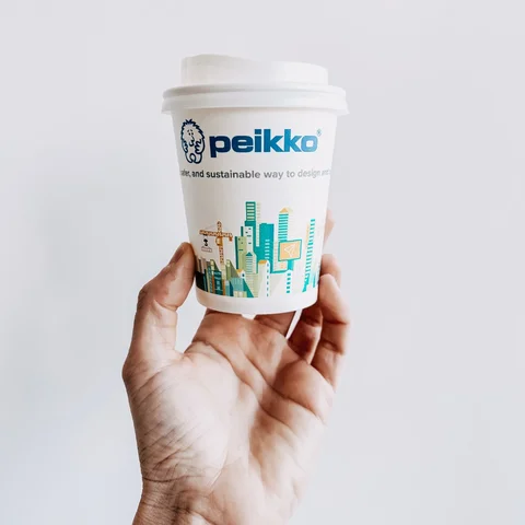 Peikko | references - take away cups with customized branding | takeawaycup.eu