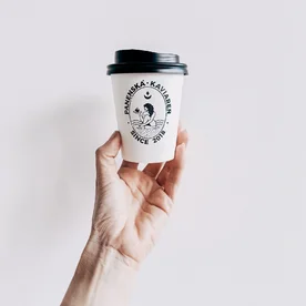 Virgin cafe | references - take away cups with customized design | takeawaycup.eu